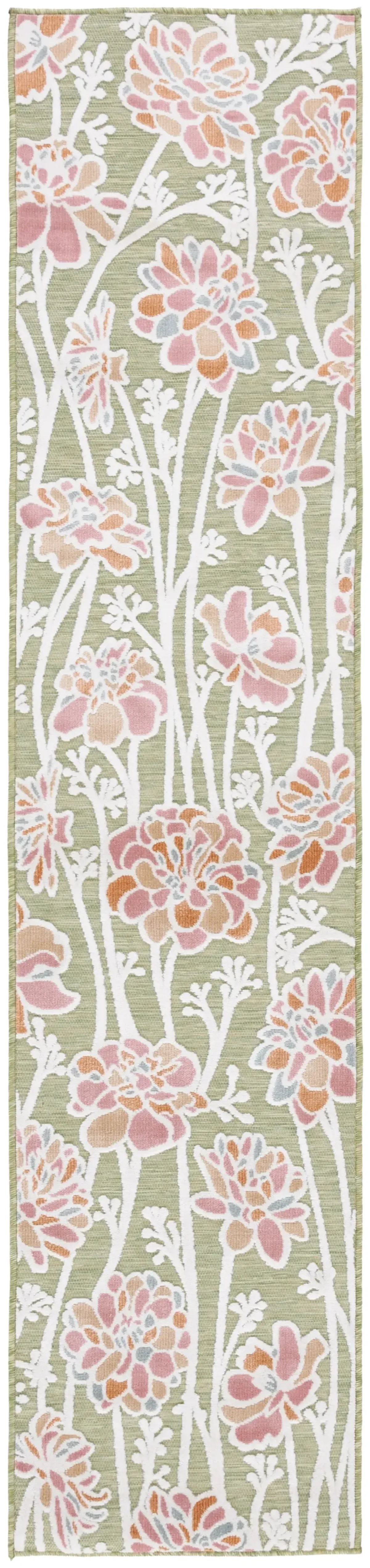 Cabana Collection CBN486Y Green / Pink Rug 