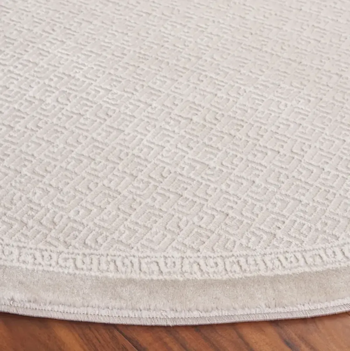 PRESTIGE 132 BEIGE 6'-7' x 6'-7' Round Round Rug