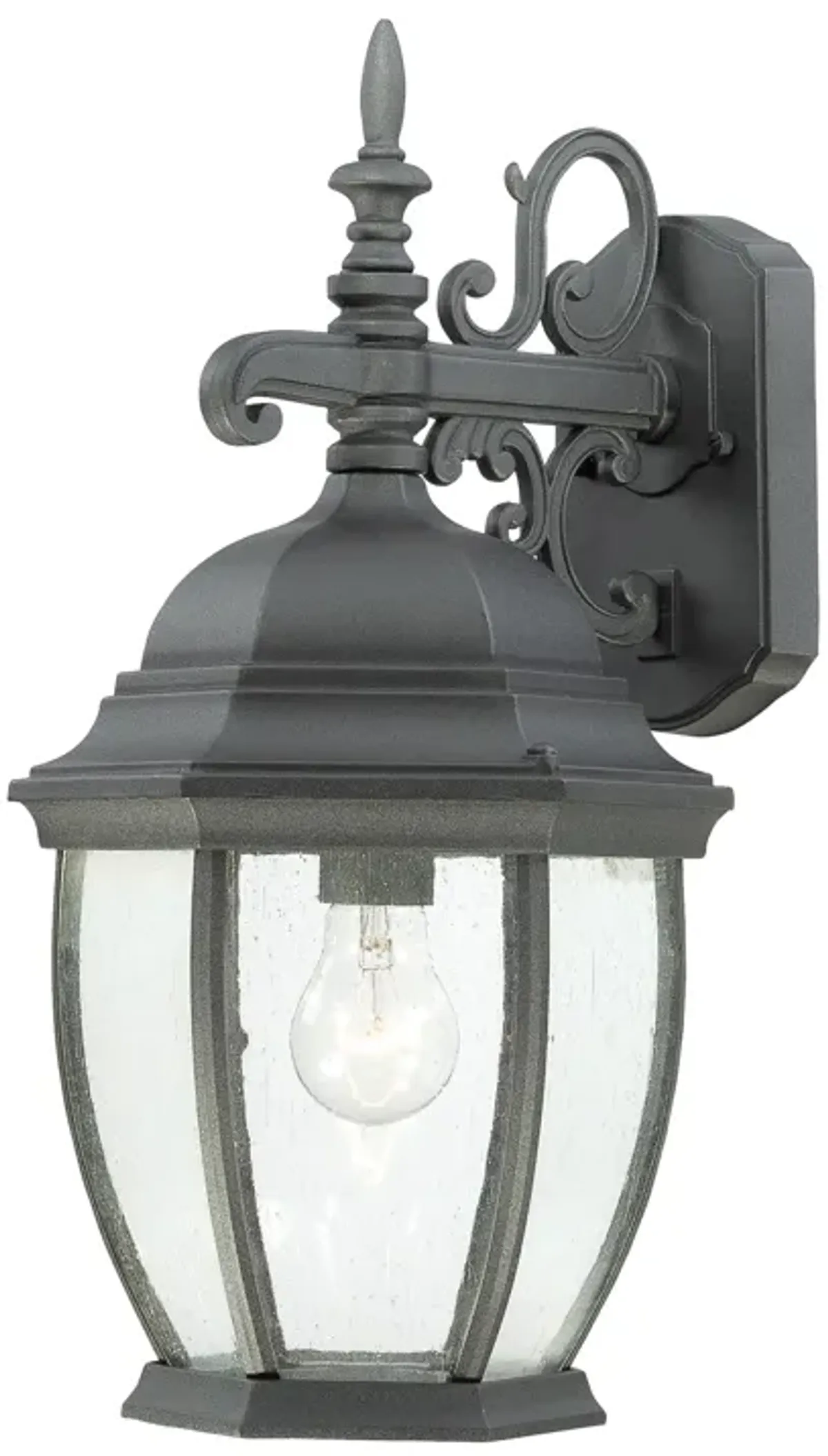 Covington 18" High 1-Light Outdoor Sconce - Black