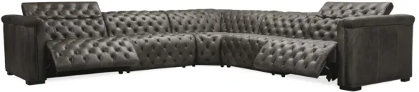 Savion Grandier 5 Pc Sectional W/2 Pwr Recline Pwr Headrest