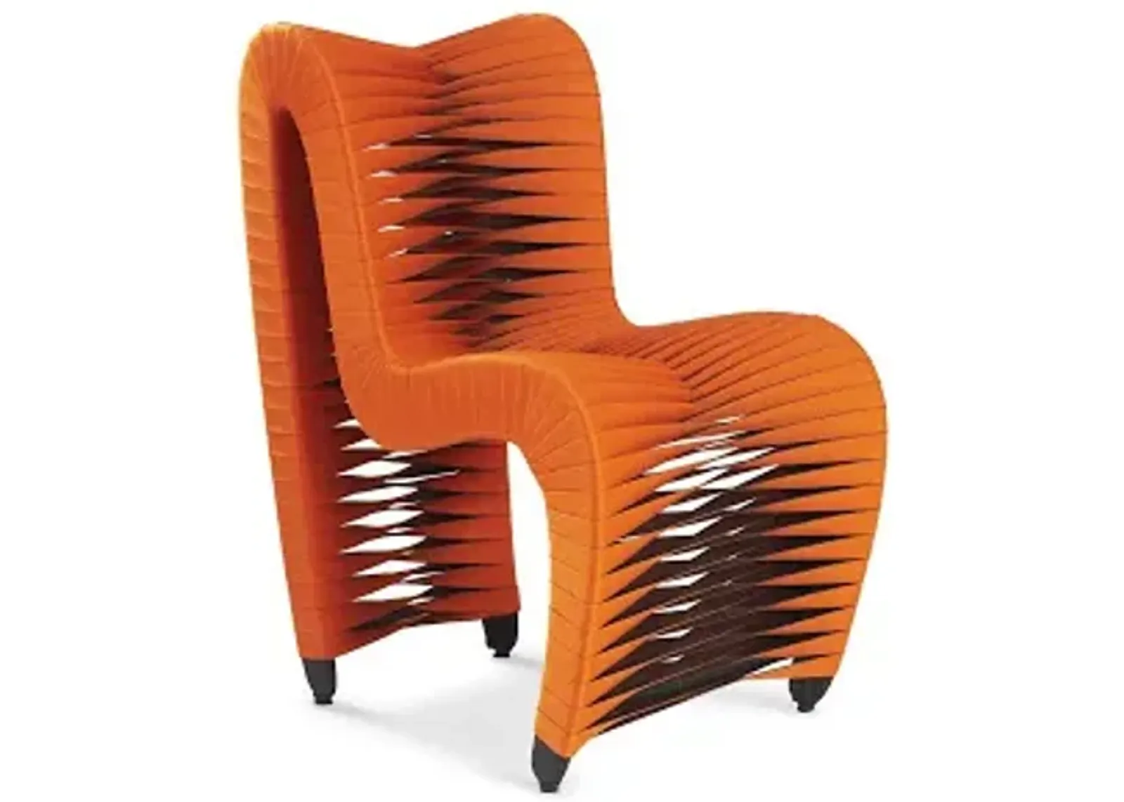 seat belt dining chair, orange