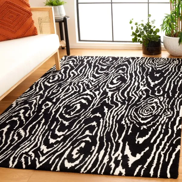 EBONY Hand Tufted 3' x 5' area rug