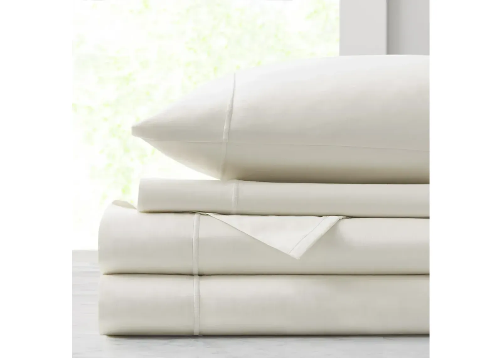 Croscill Luxury Egyptian Ivory 500TC Cotton Sheet Set