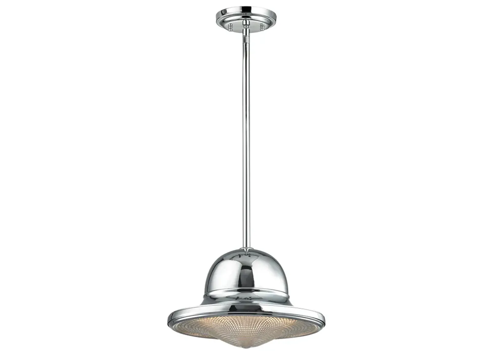 Urbano 13" Wide 1-Light Pendant - Polished Chrome