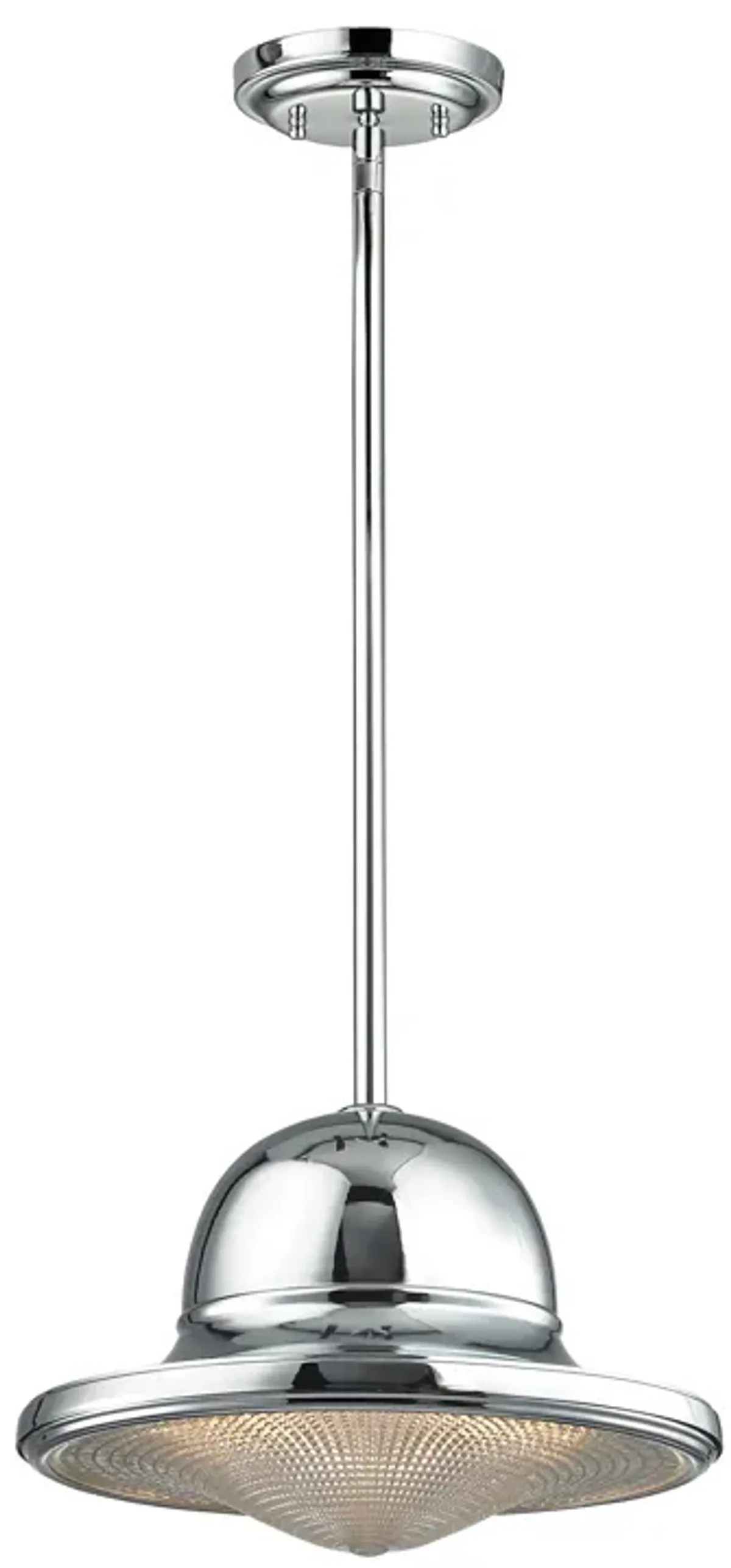 Urbano 13" Wide 1-Light Pendant - Polished Chrome