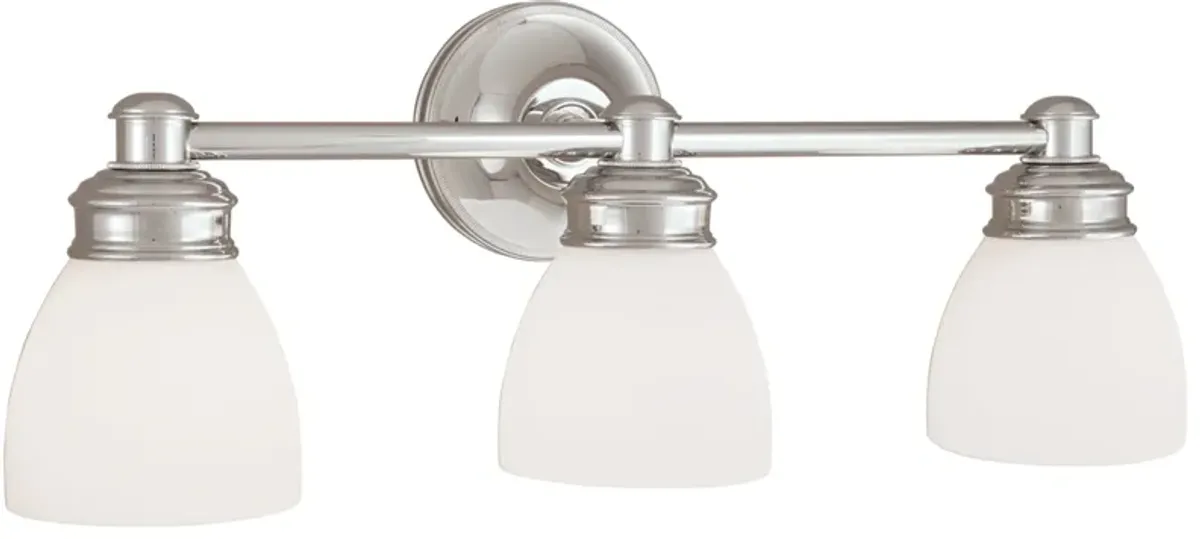 Spencer 3 Light Sconce - Chrome