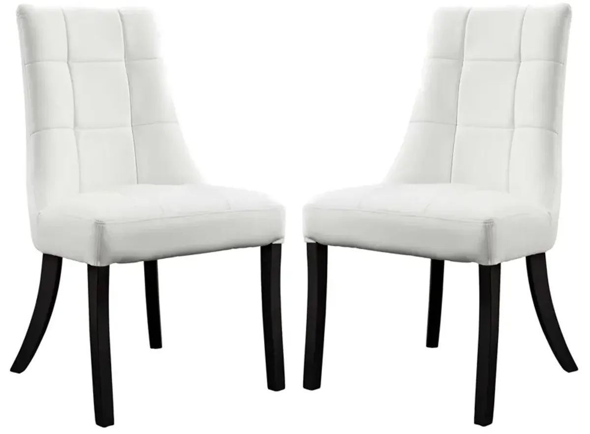 Noblesse Dining Chair Vinyl Set of 2