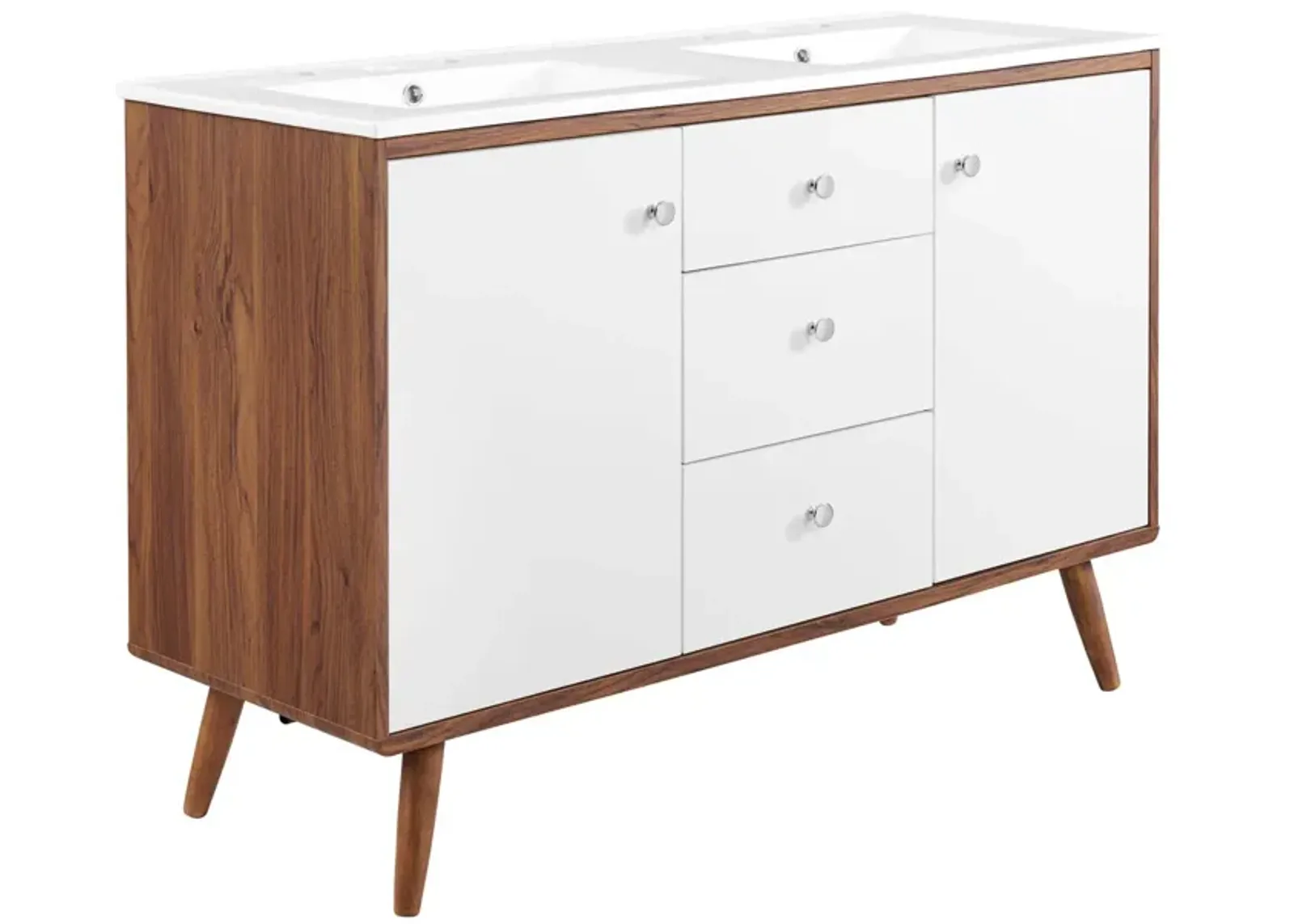 Transmit 48" Double Sink Bathroom Vanity