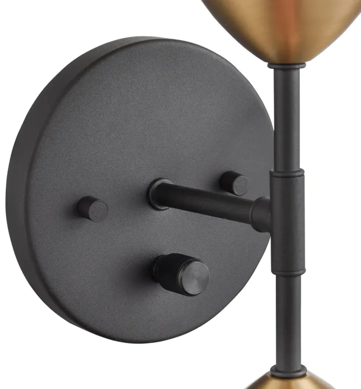 Milla 14'' High 2-Light Sconce - Charcoal Black