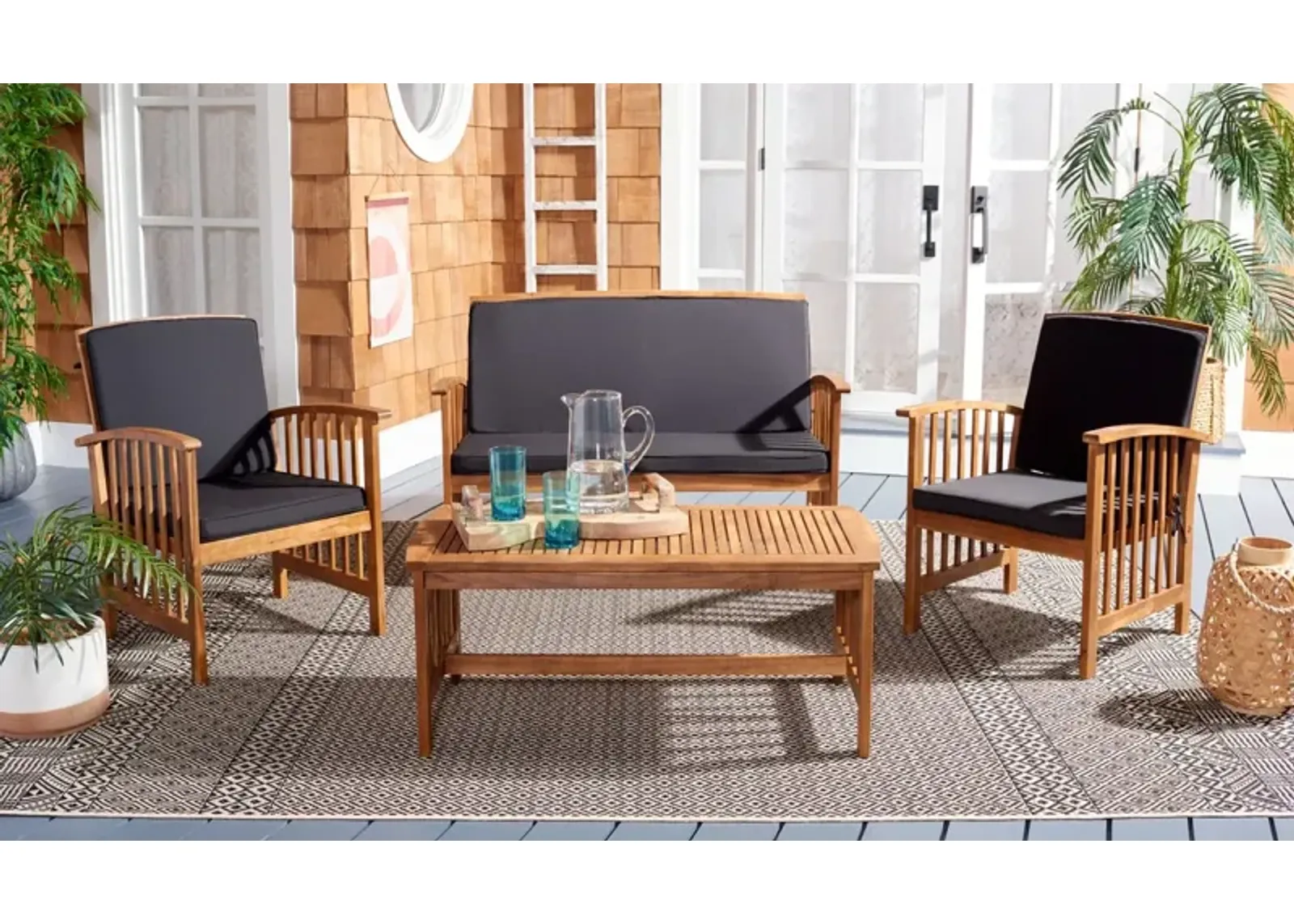 Rocklin 4 Piece Outdoor Set