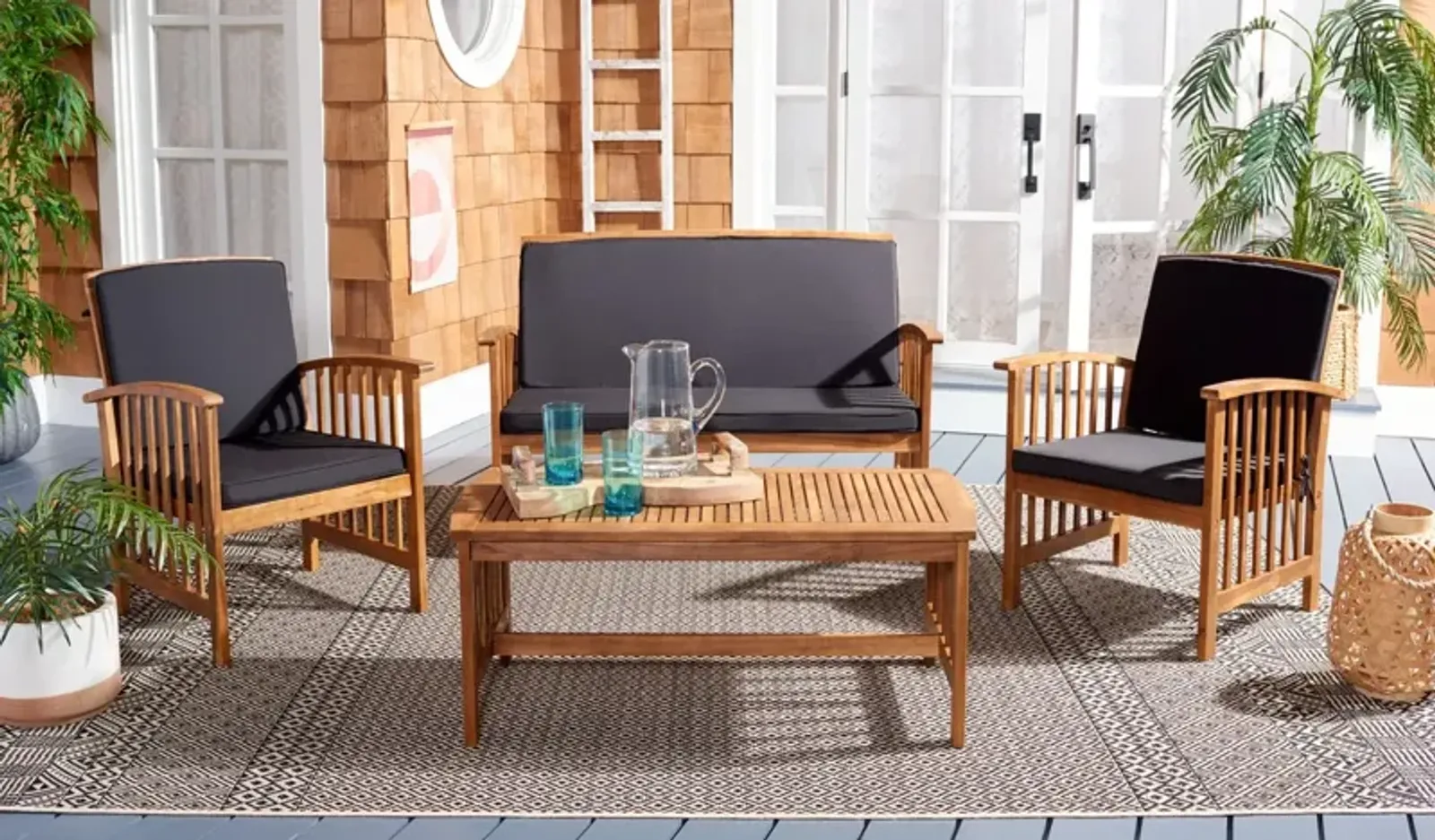 Rocklin 4 Piece Outdoor Set