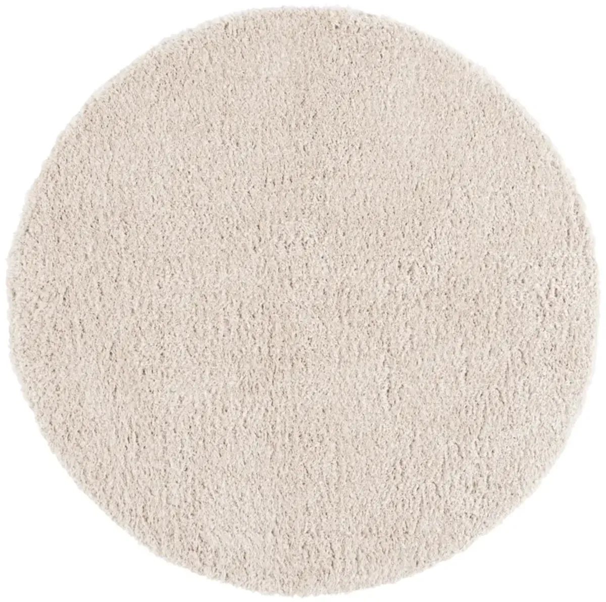 LINDSAY SHAG 560 BEIGE 6'-7' x 6'-7' Round Round Rug