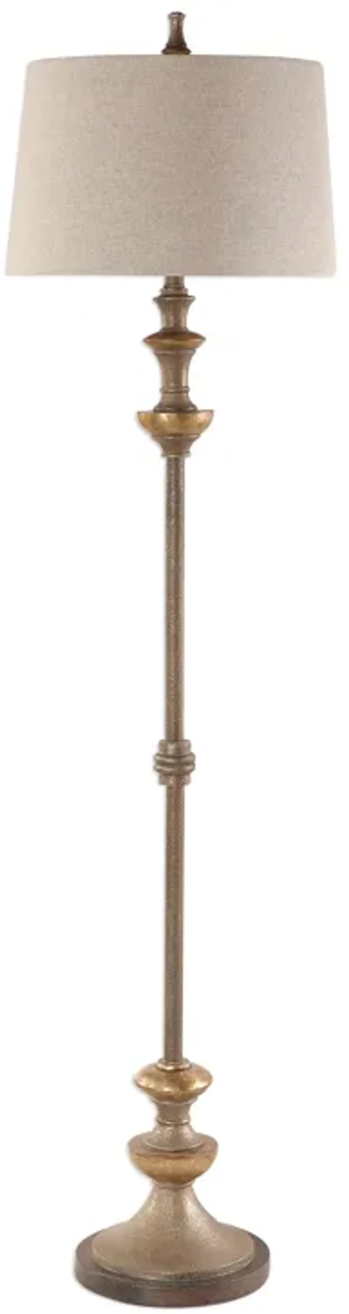 Vetralla Silver Bronze Floor Lamp