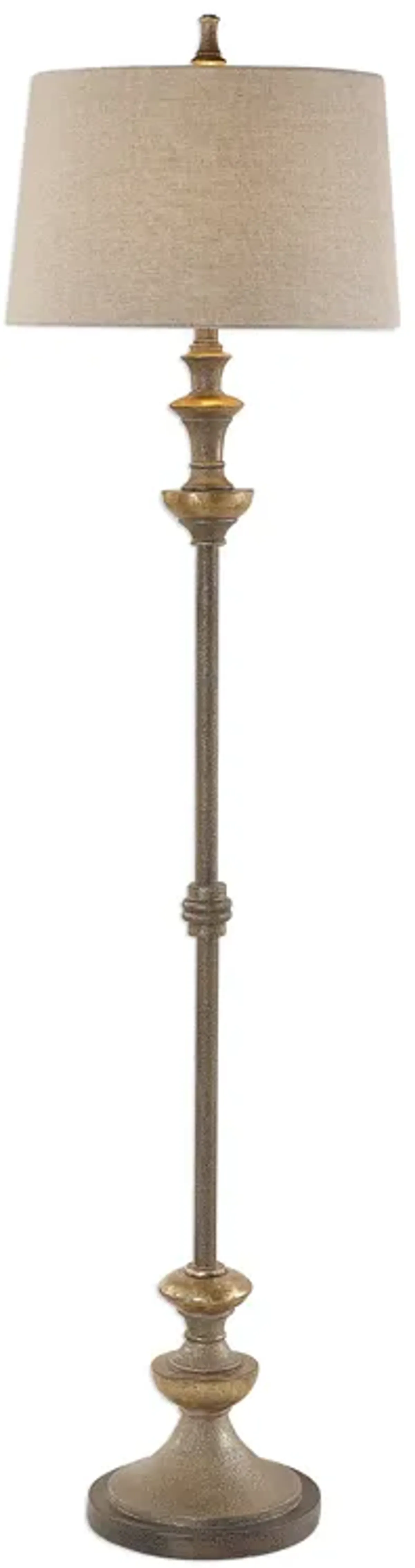 Vetralla Silver Bronze Floor Lamp