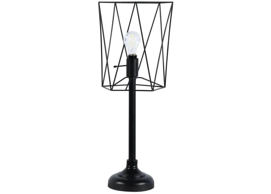 Mayfield Metal Slender Torch Table Lamp Black