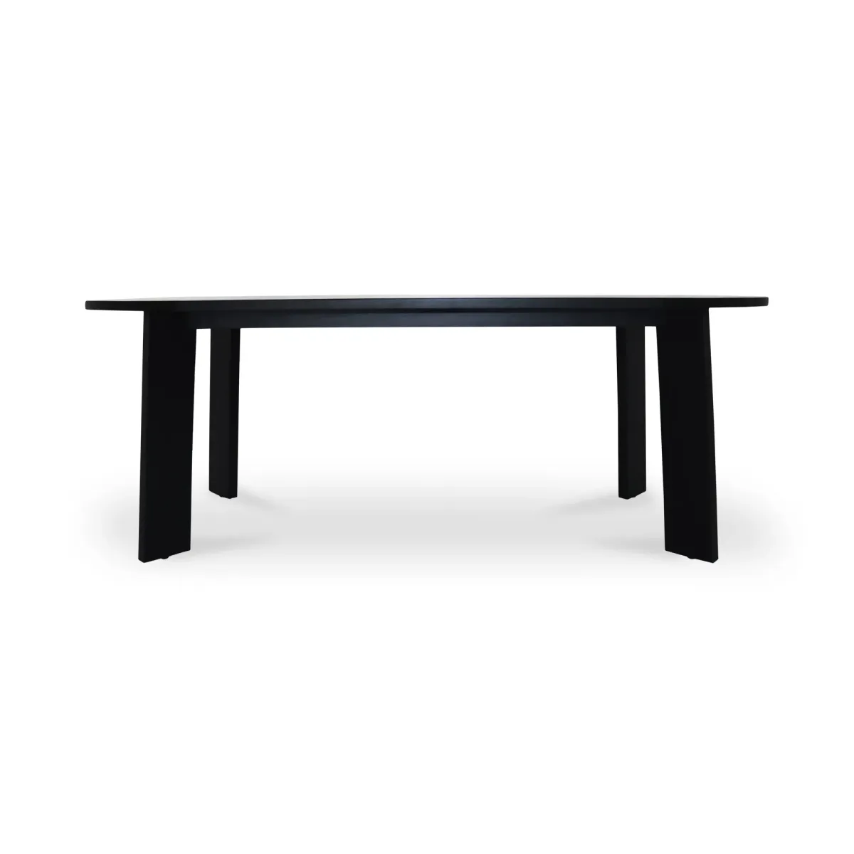 Delta Oval Outdoor Dining Table Black