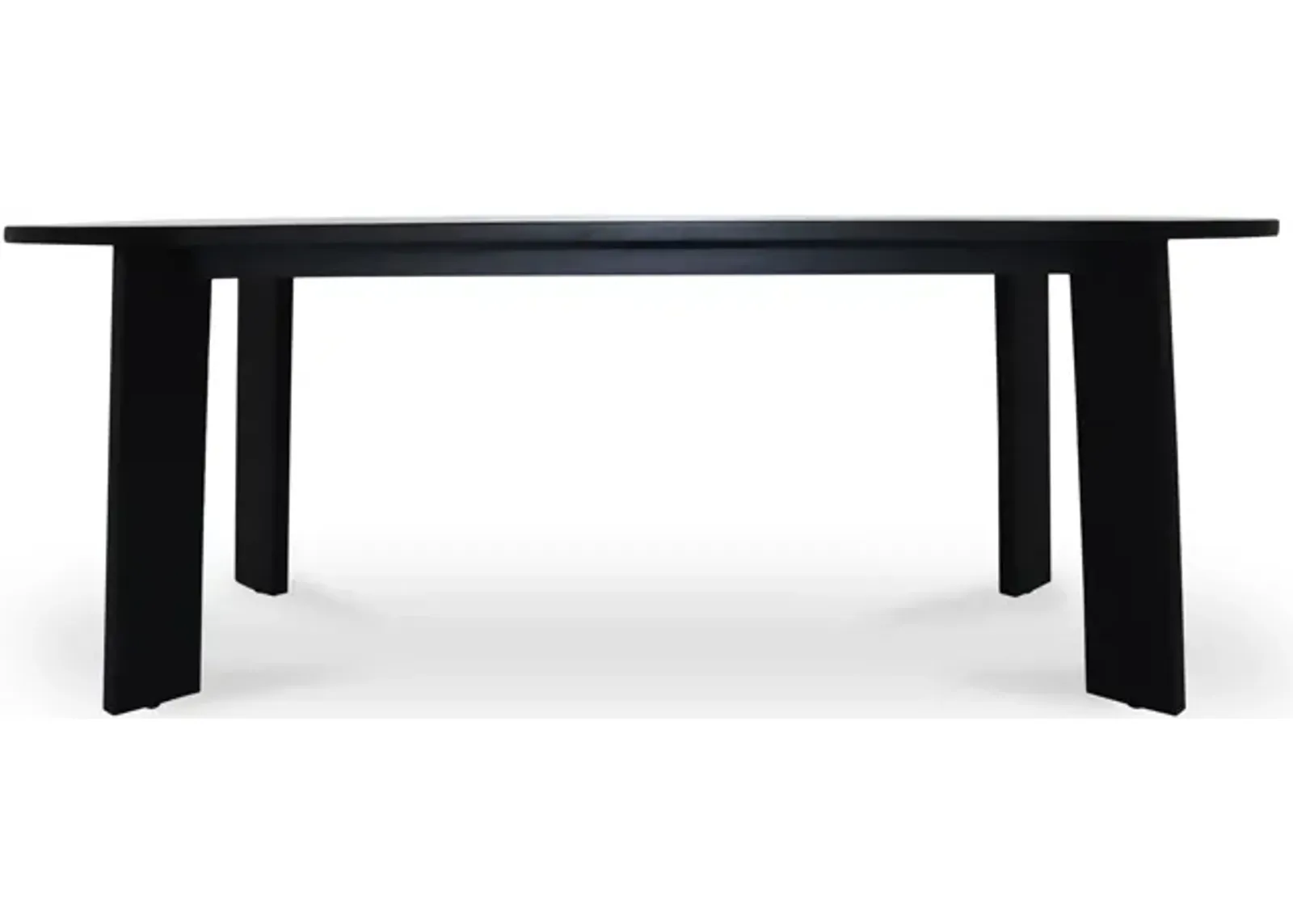 Delta Oval Outdoor Dining Table Black