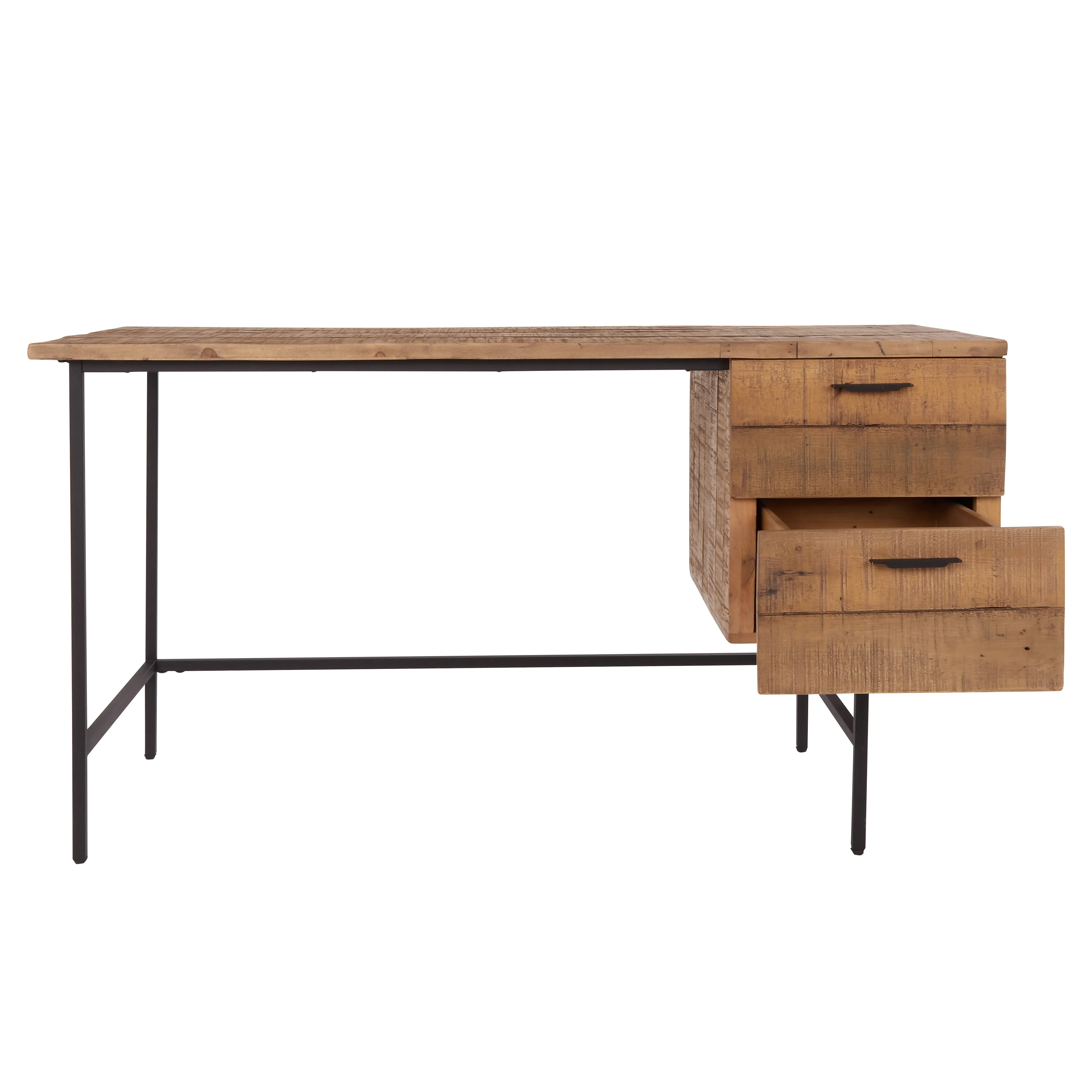 Industrial 2 Drawer Desk by Kosas Home