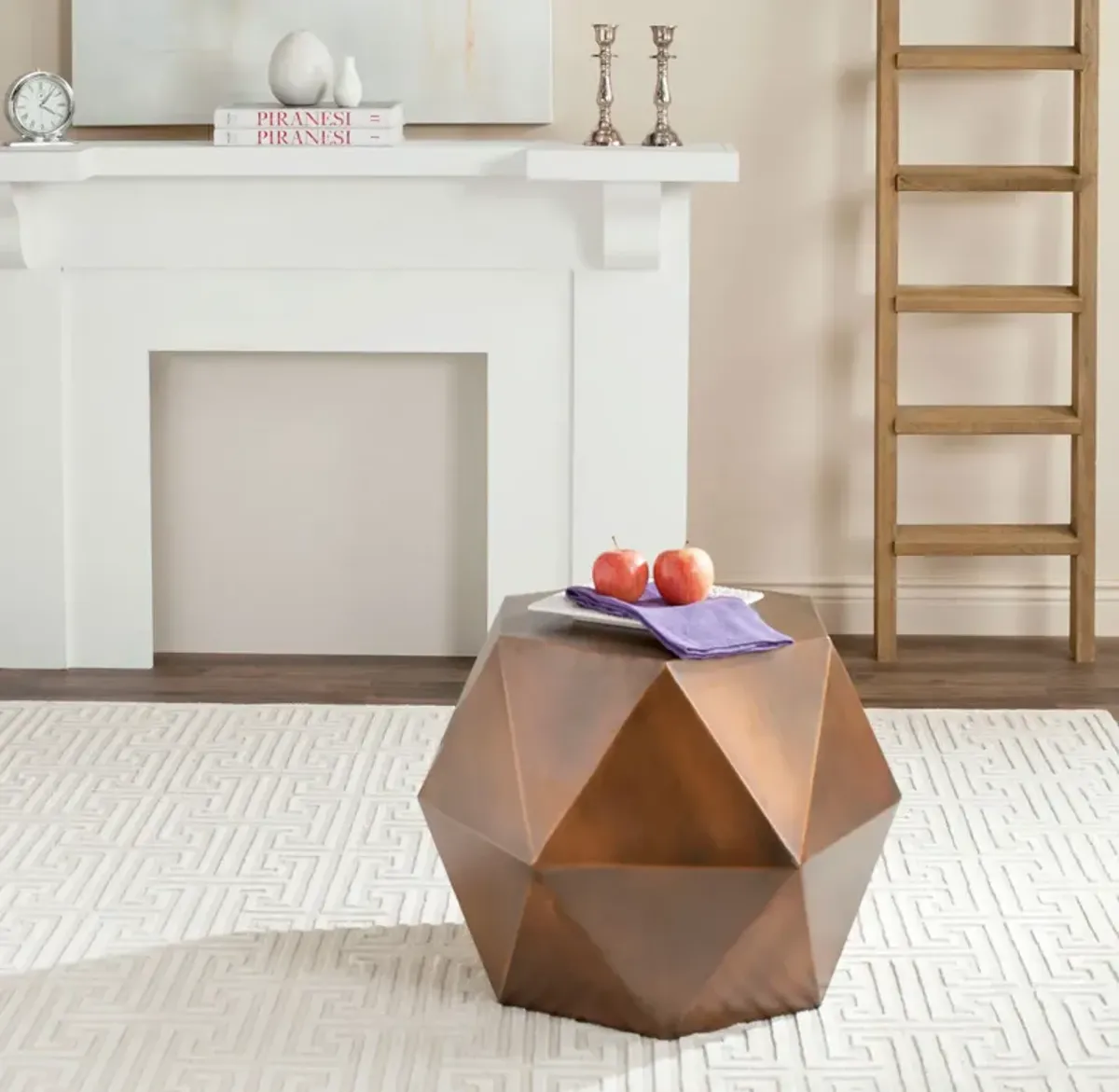 ASTRID FACETED SIDE TABLE