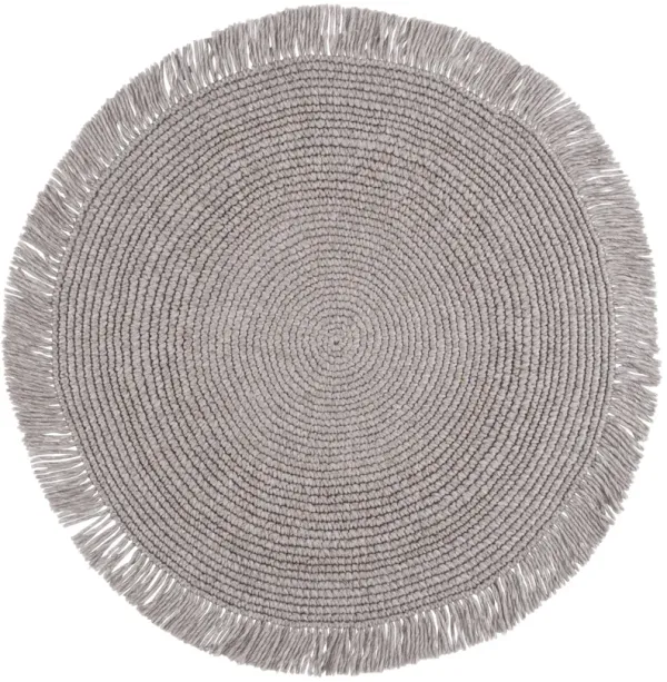 RENEWAL Hand Woven 6' x 6' Round area rug