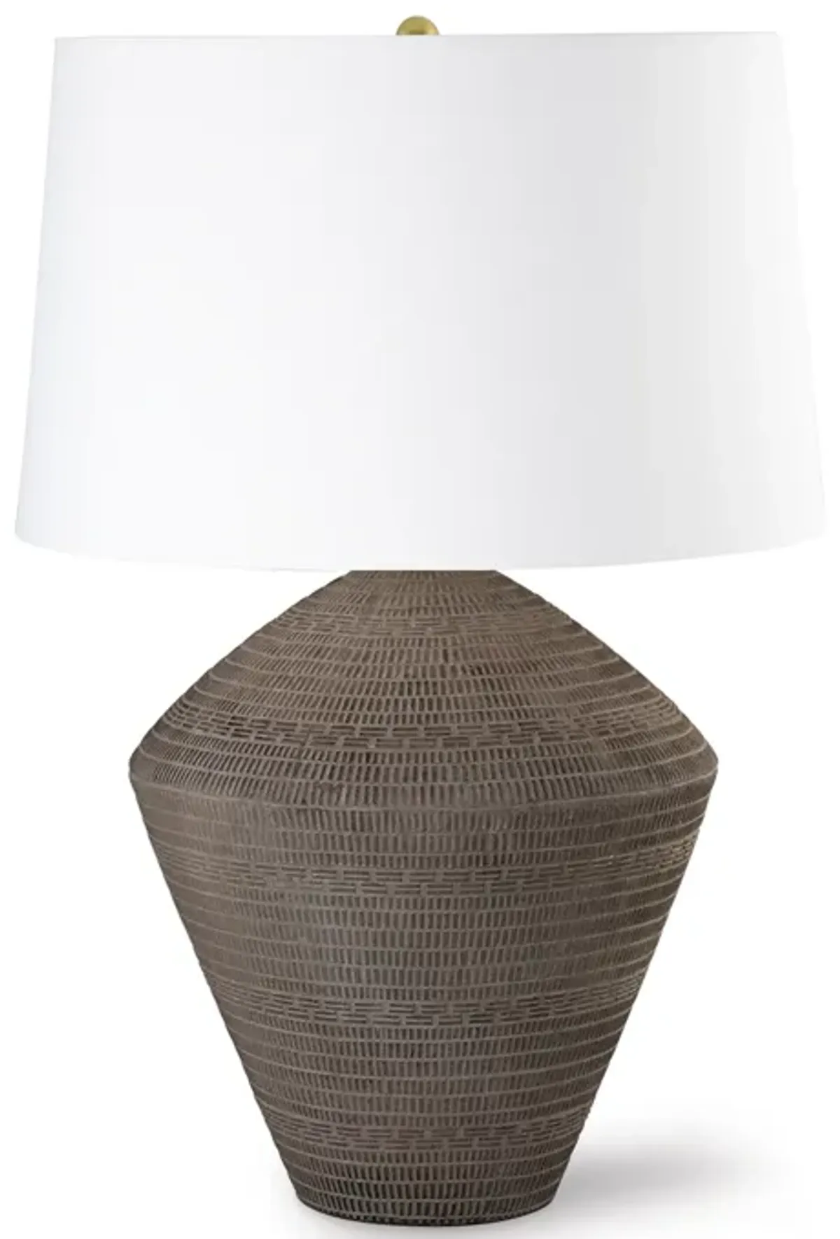 Soren Ceramic Table Lamp (Brown)