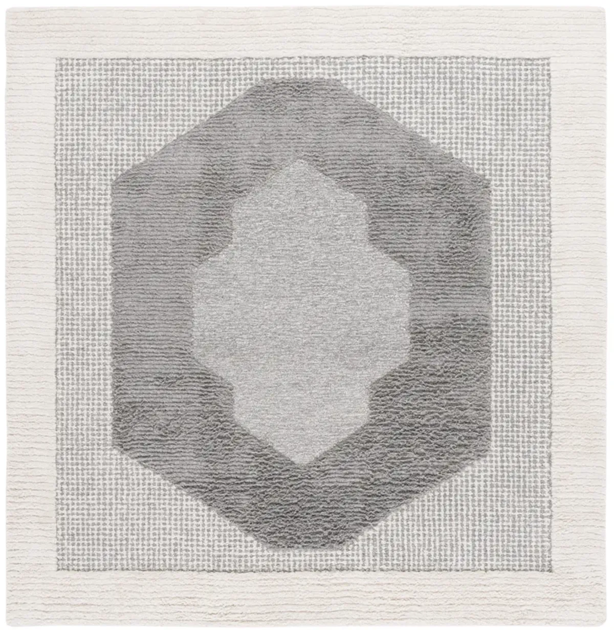 RENEWAL Hand Tufted 6' x 6' Square area rug