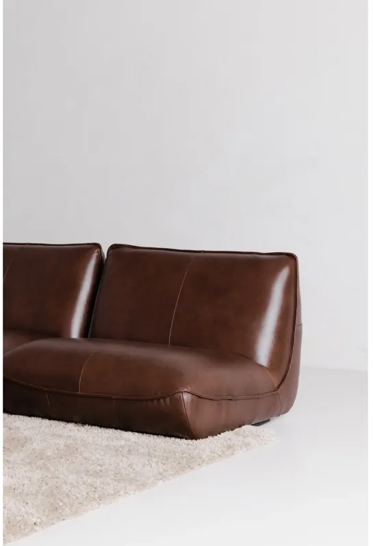 ZEPPELIN LEATHER OTTOMAN