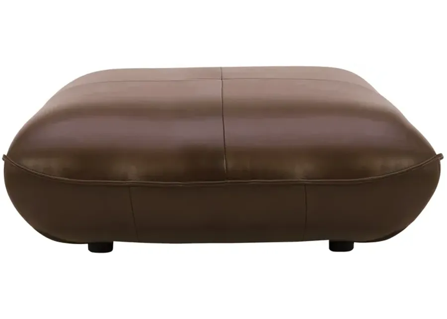 ZEPPELIN LEATHER OTTOMAN