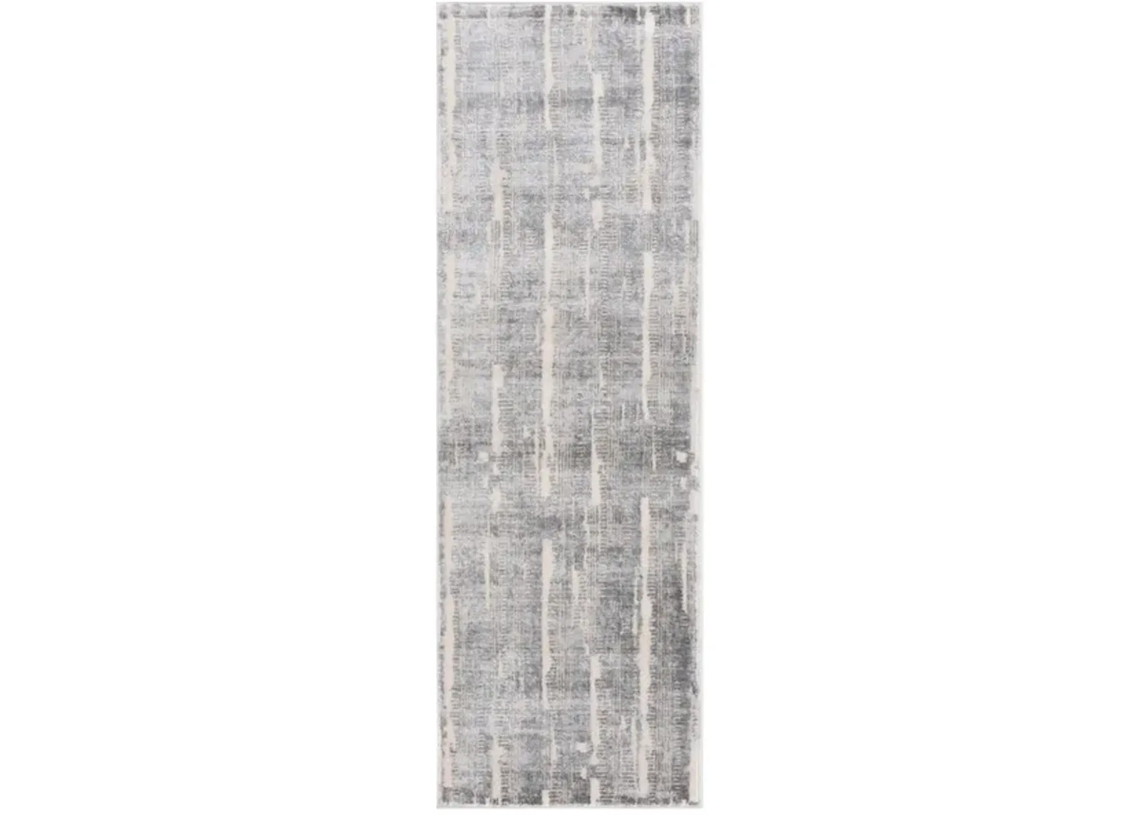 WHISPER 816 Grey  2'-6' X 8' Runner Rug