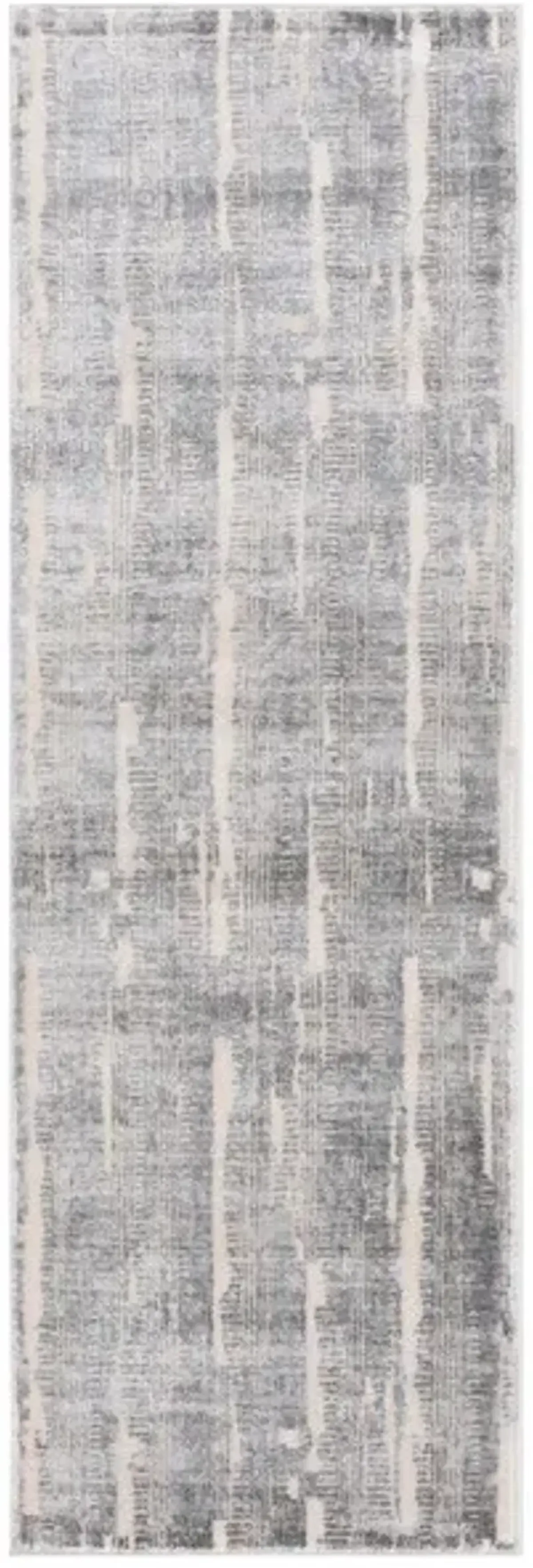 WHISPER 816 Grey  2'-6' X 8' Runner Rug