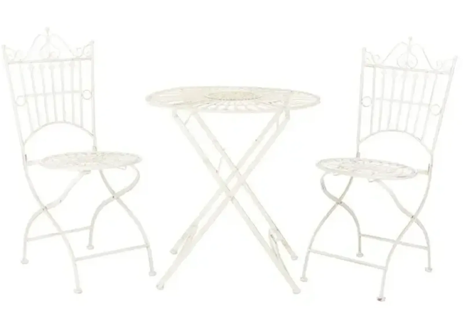 Belen Bistro Set, One Table And Two Chairs