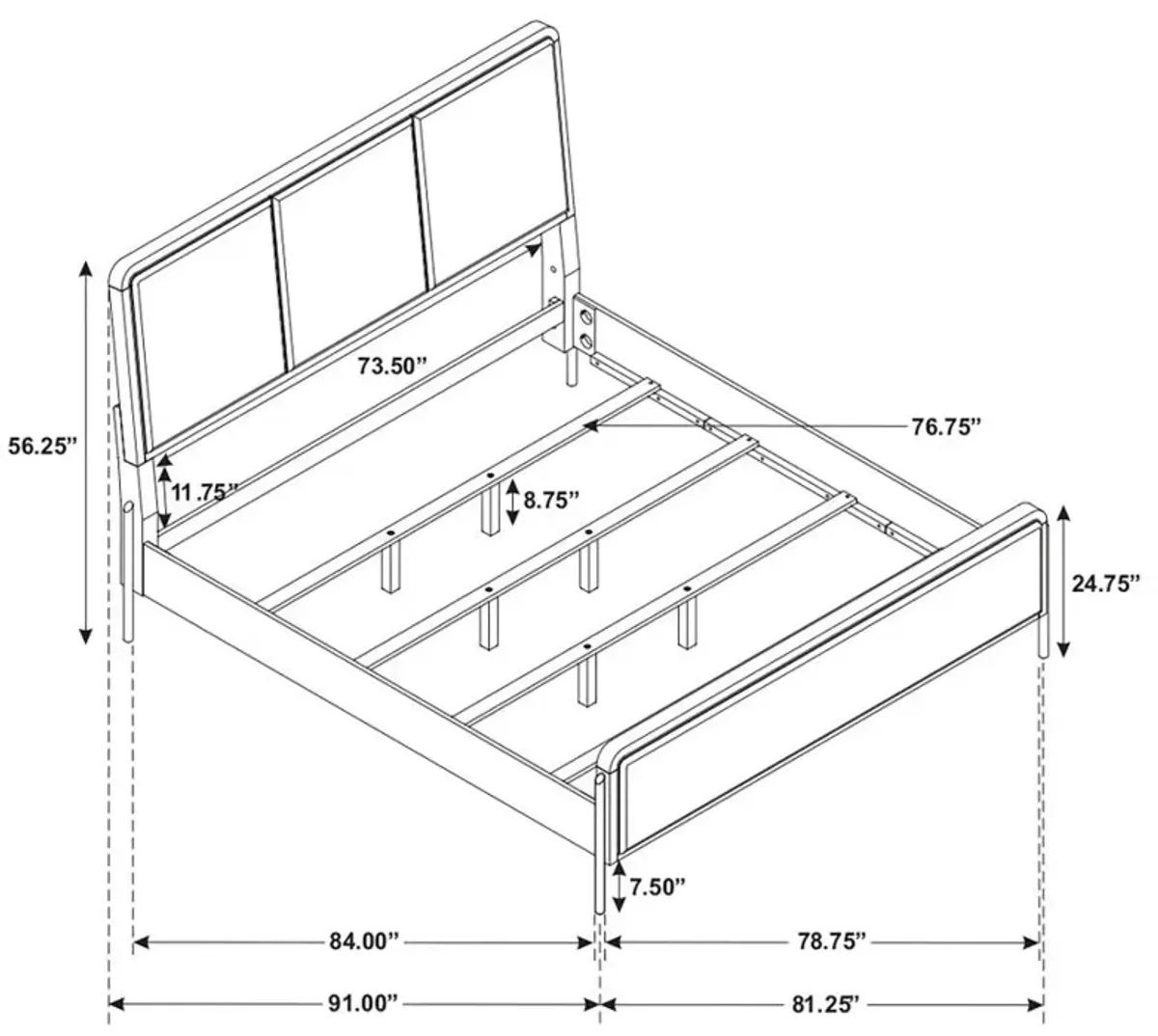 Arini Upholstered Bed 