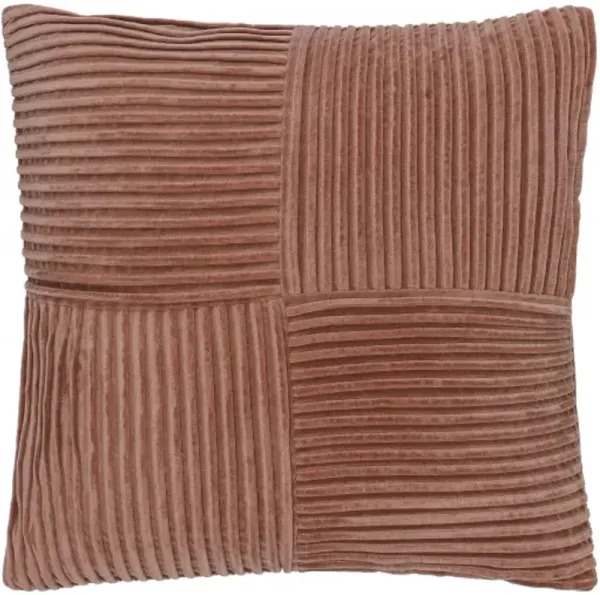 Conrad CRN-007 18"L x 18"W Accent Pillow  - Poly Insert