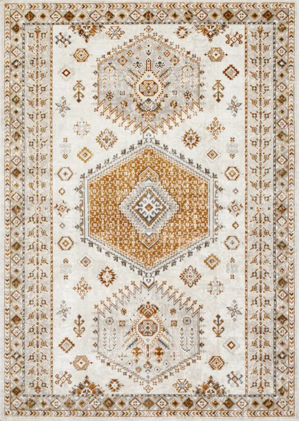 Basel BOS-2302 6'5" x 9' Machine Woven Rug