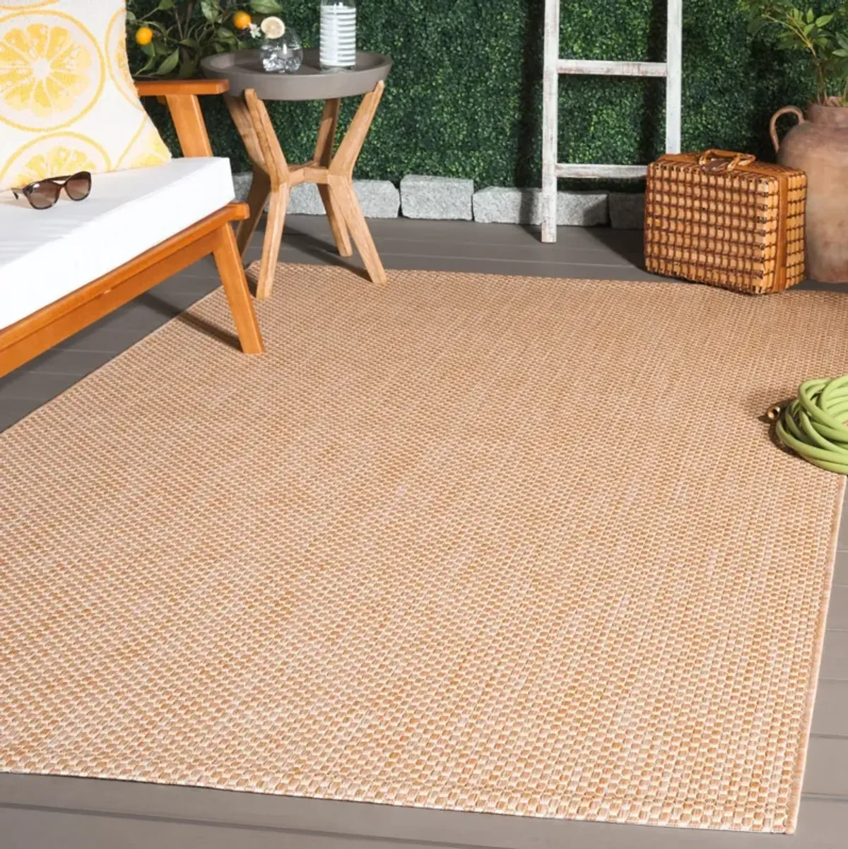 COURTYARD 8521 NATURAL  10' x 14' Large Rectangle Rug