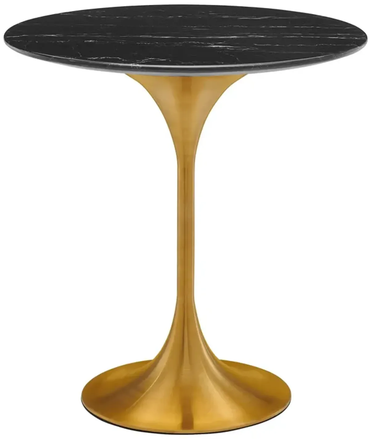 Lippa 20" Round Artificial Marble Side Table