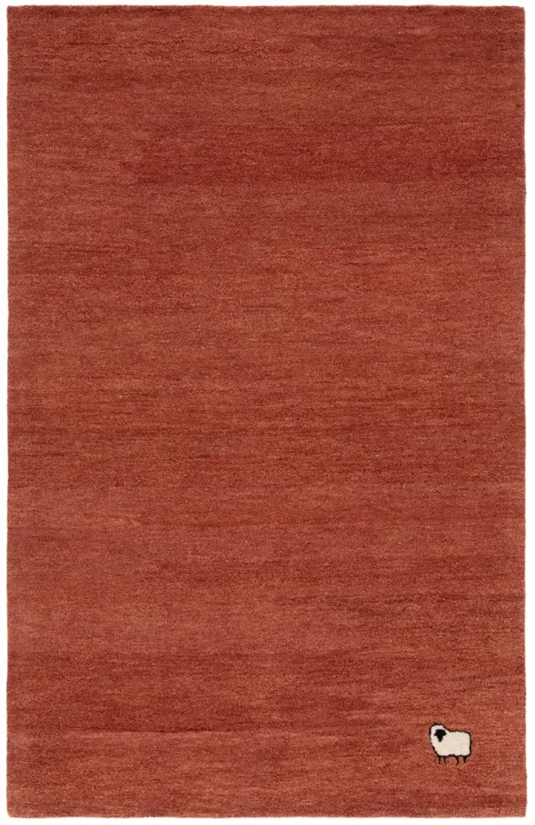 HIMALAYA 451 RUST 6' x 9' Medium Rectangle Rug
