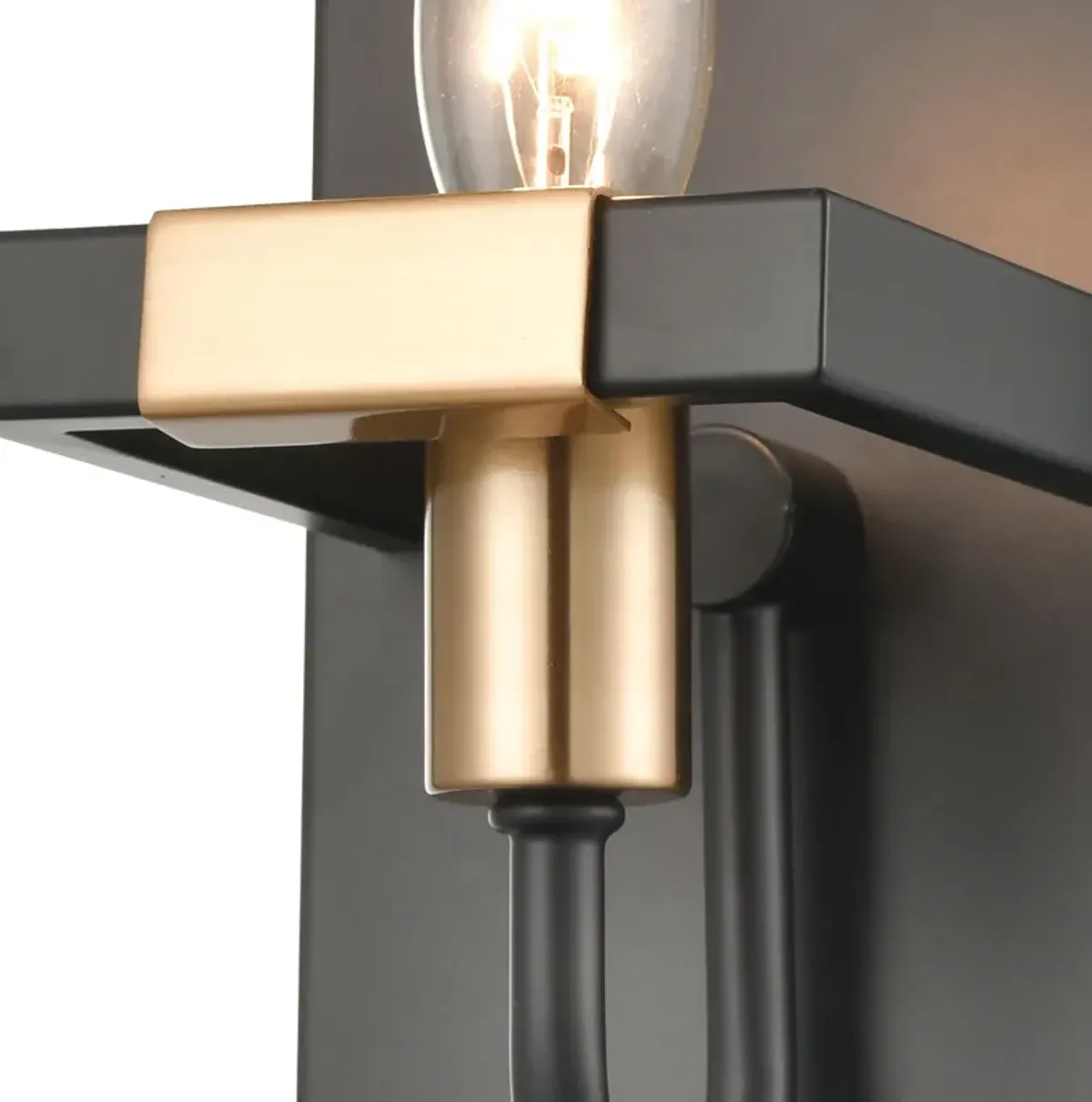 Heathrow 8" High 1-Light Sconce - Matte Black