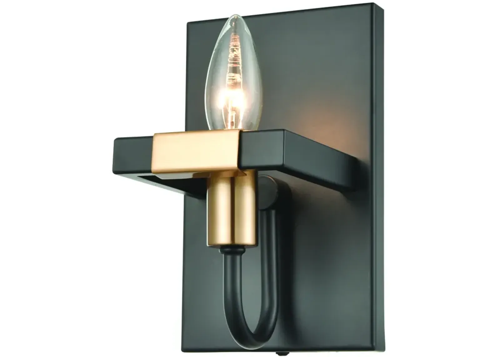 Heathrow 8" High 1-Light Sconce - Matte Black