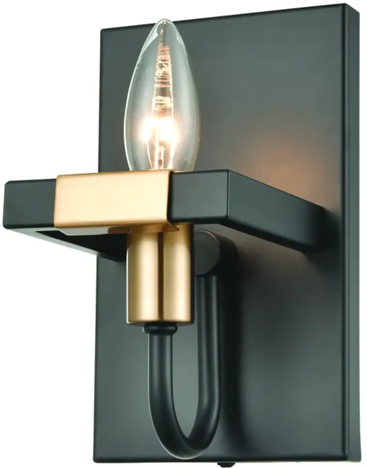 Heathrow 8" High 1-Light Sconce - Matte Black