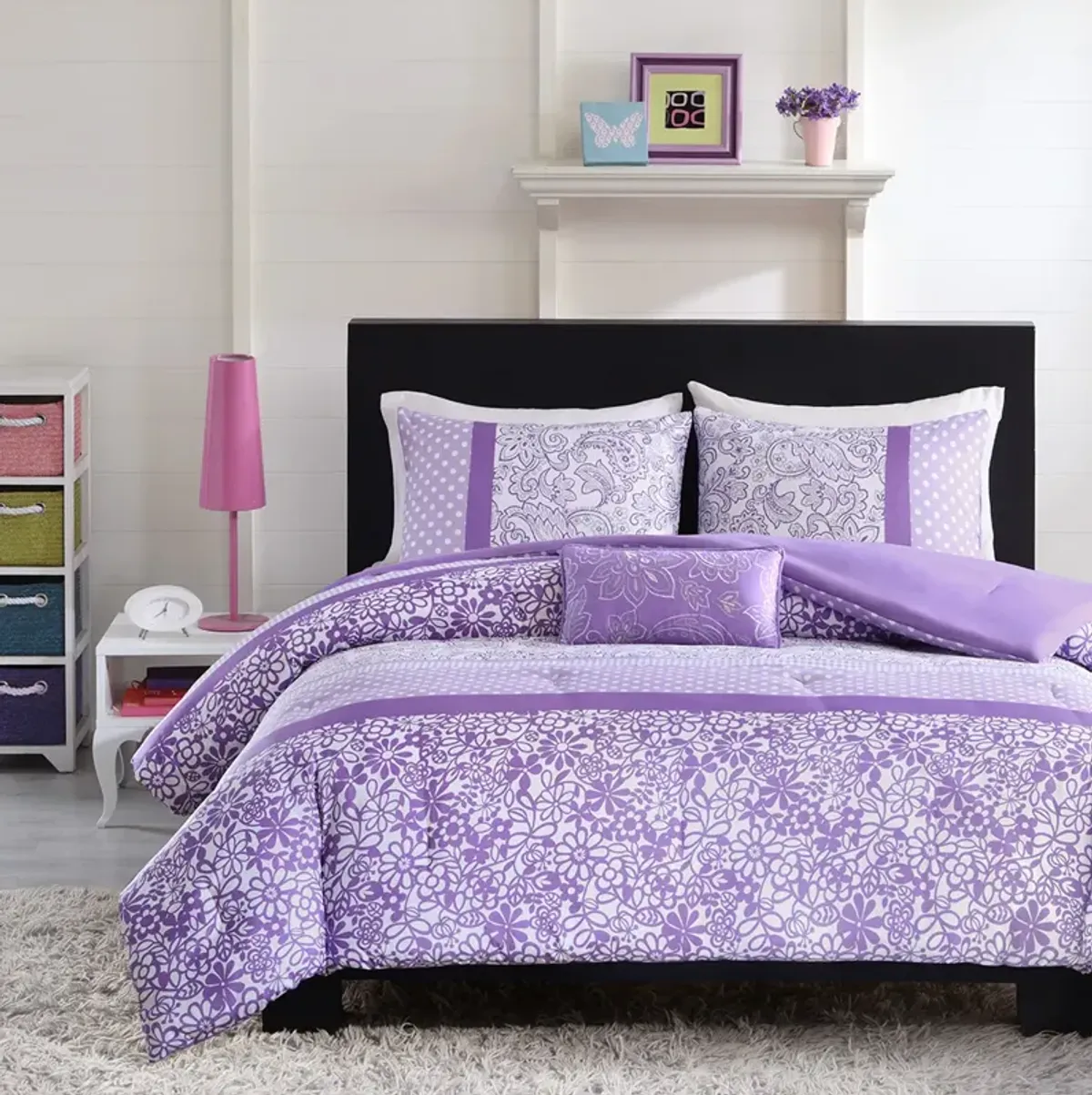 Mi Zone Riley Purple Comforter Set