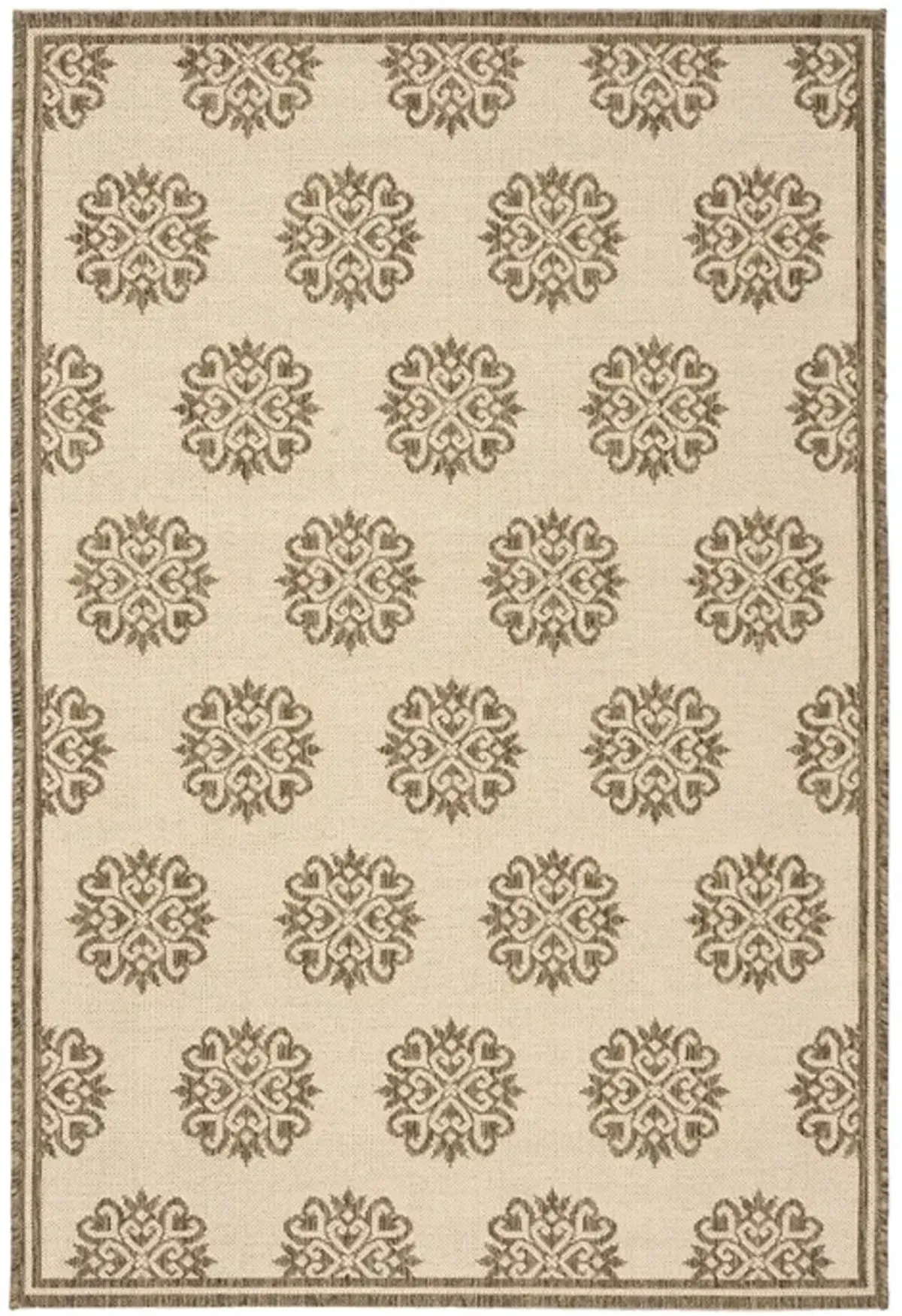 LINDEN 181 Collection LND181A-4 Cream / Beige 4' X 6'