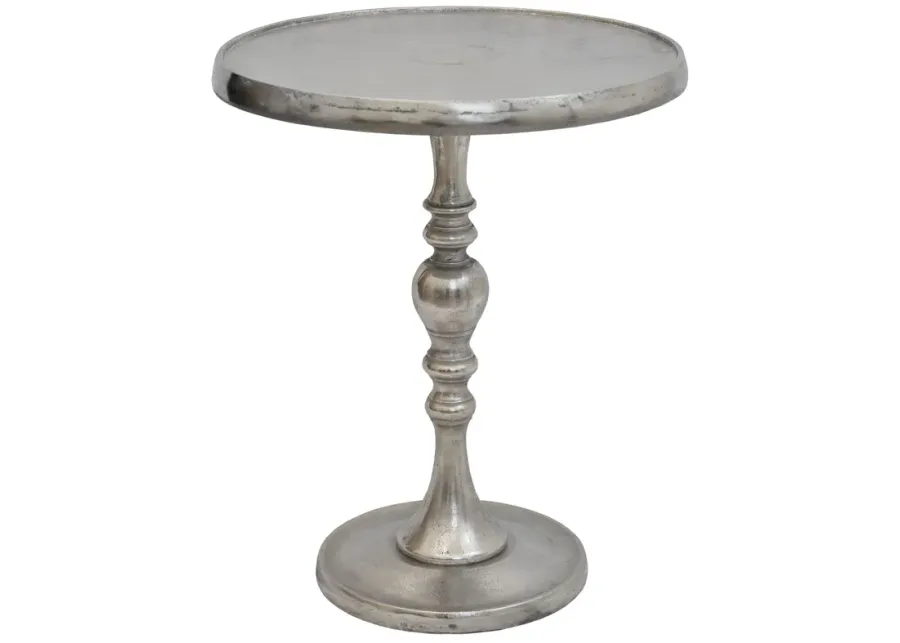 Romina Nickel Accent Table