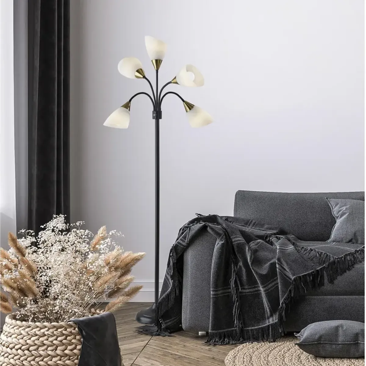 5 Light Floor Lamp