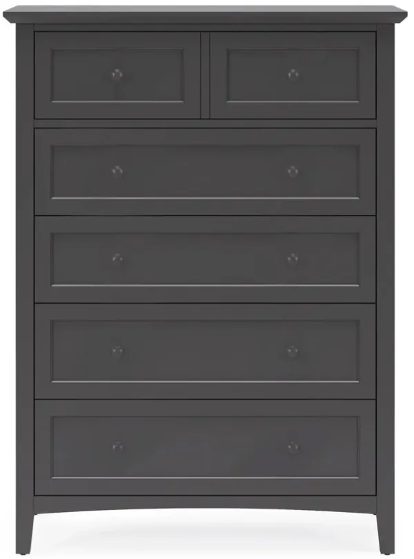 Grace Five Drawer Chest In Raven Black (2024)