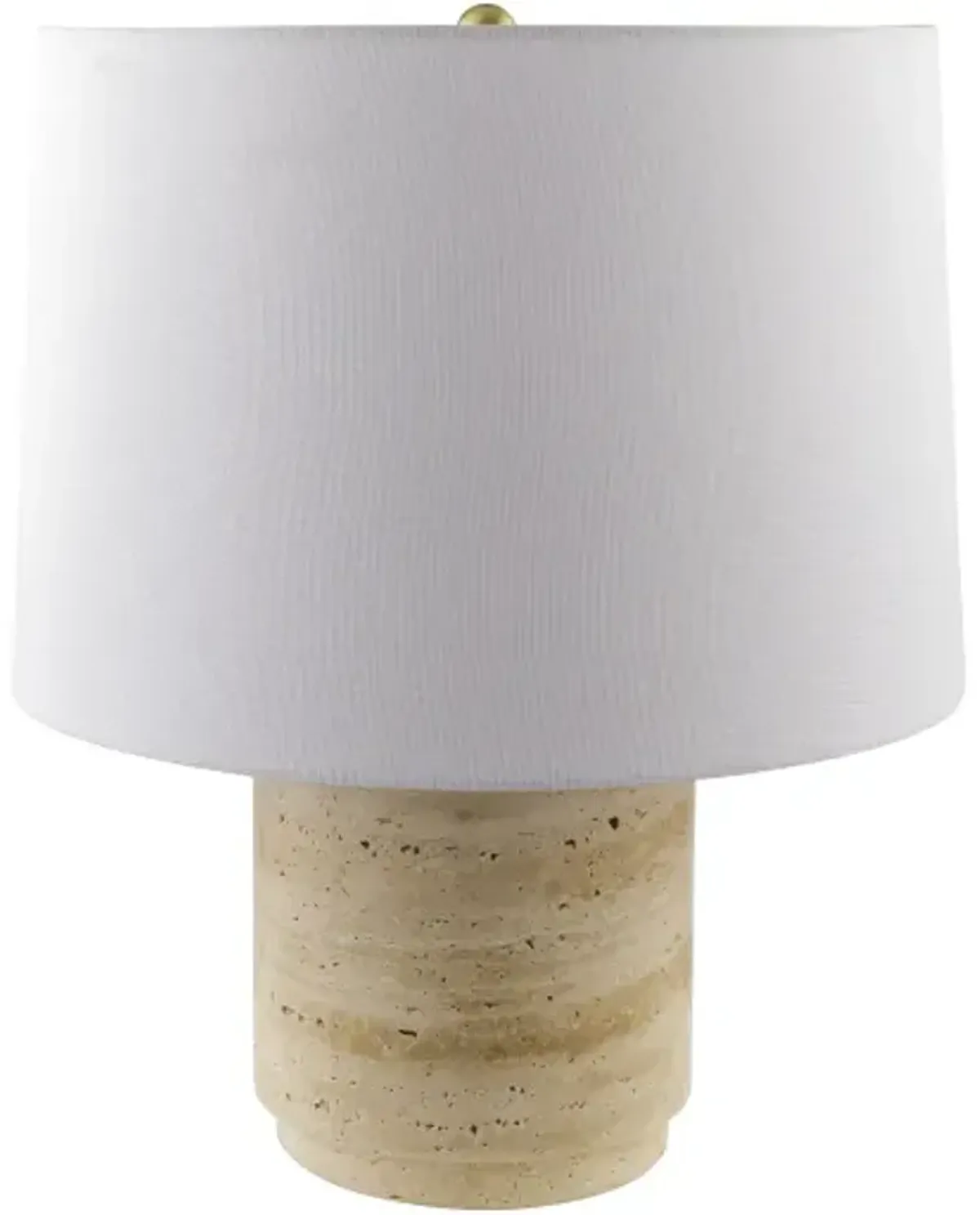 Travera TVR-002 19"H x 15"W x 15"D Accent Table Lamp