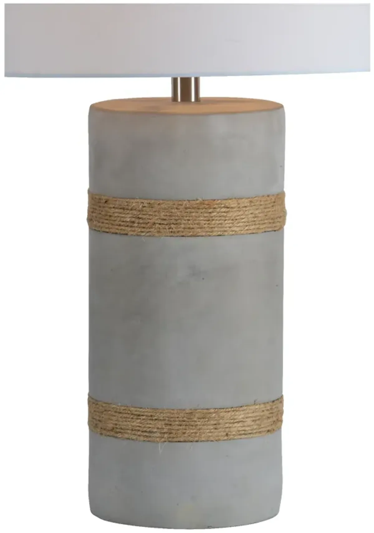 Malden Grey Cement Table Lamp