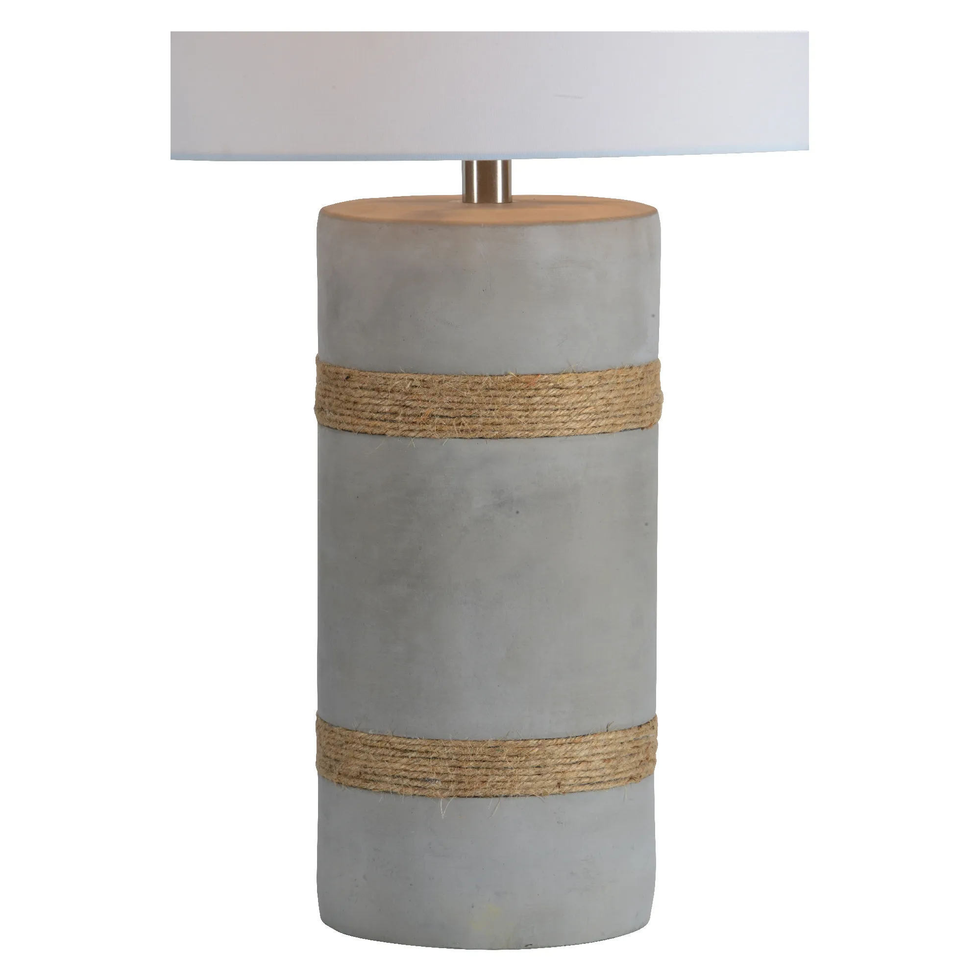 Malden Grey Cement Table Lamp