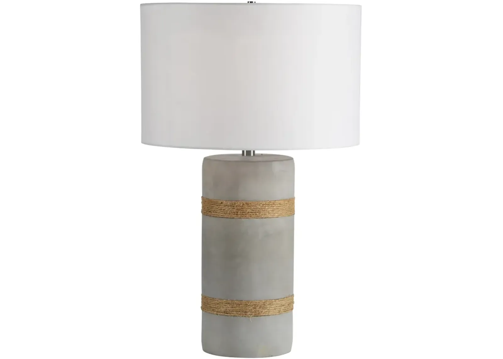 Malden Grey Cement Table Lamp