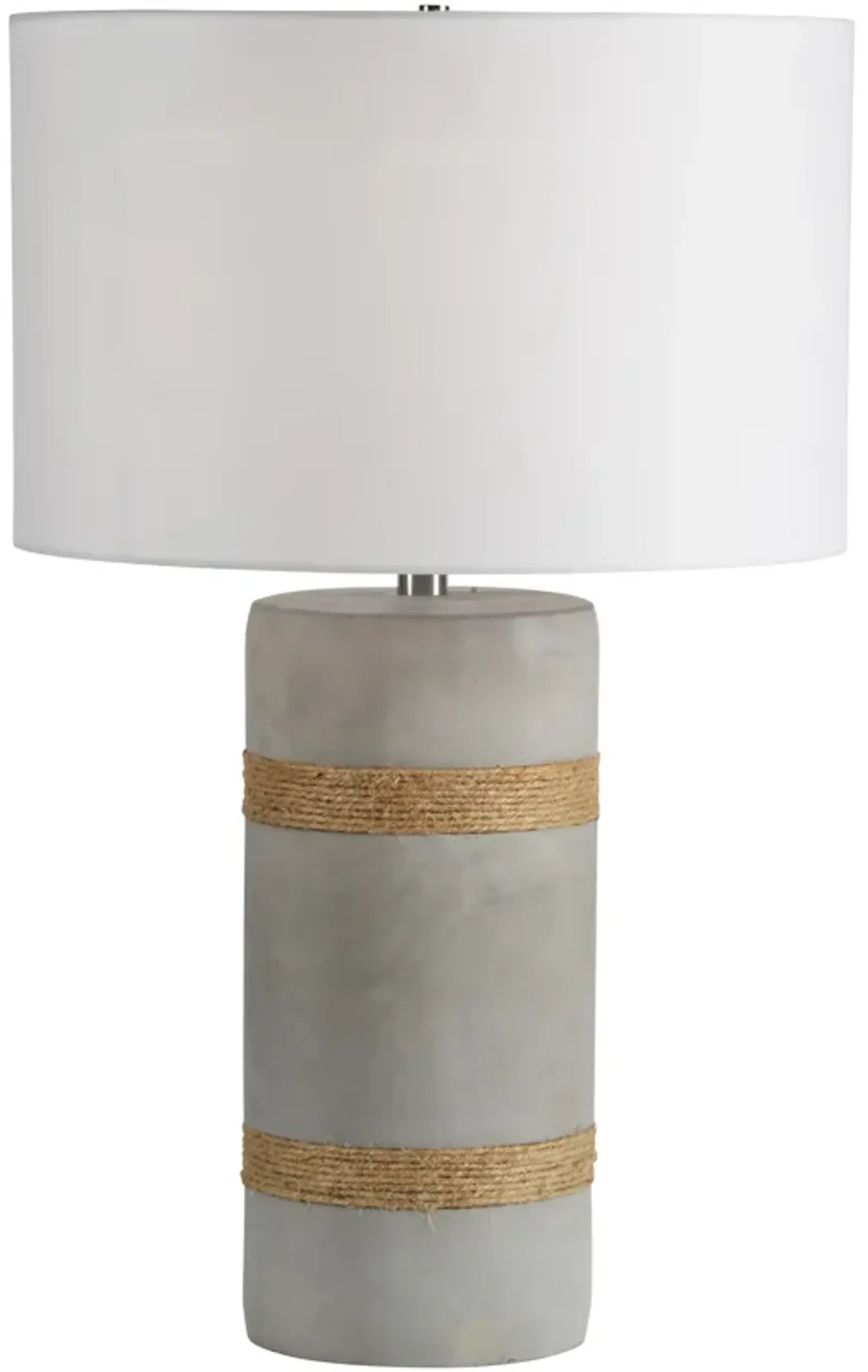 Malden Grey Cement Table Lamp